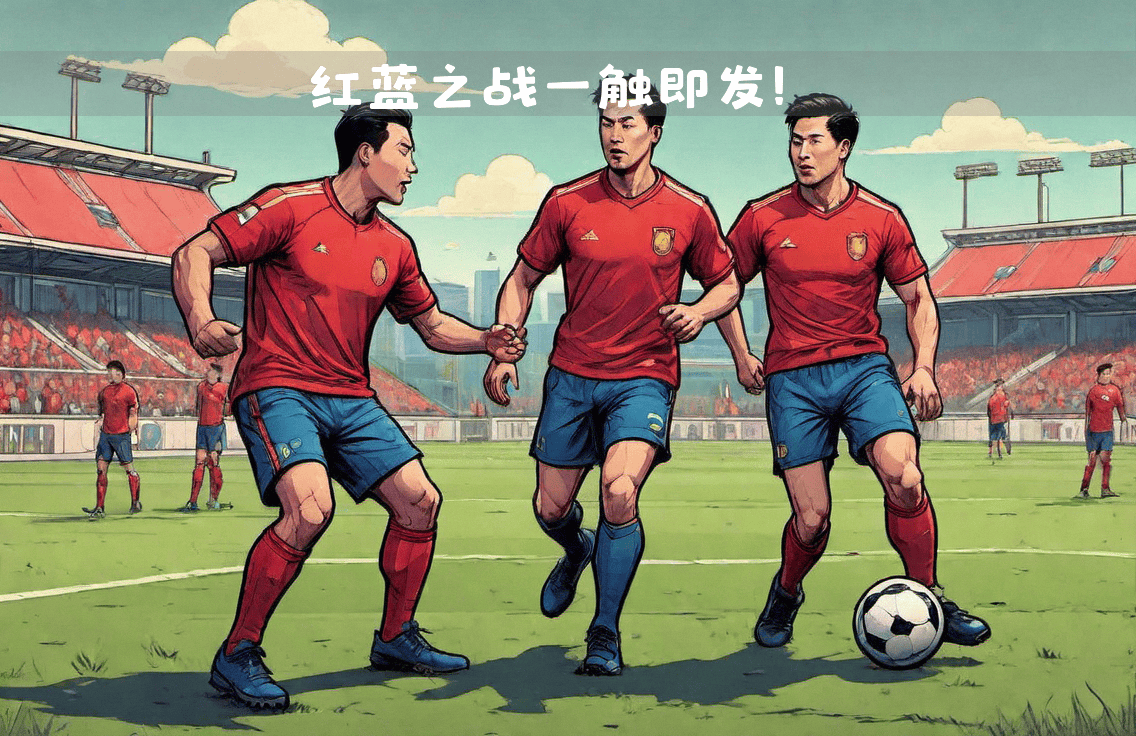 激情的比赛一触即发，球队全力以赴拼尽全力